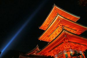 京都観光　清水寺三重塔